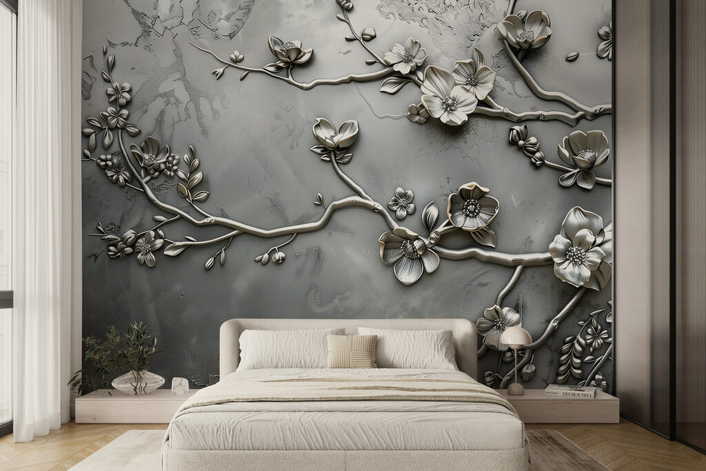 Ramas florales en relieve — interior 2