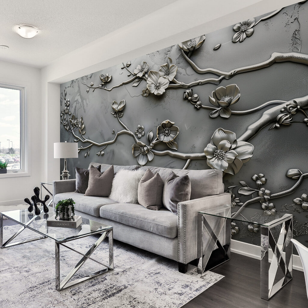 Ramas florales en relieve — interior 4