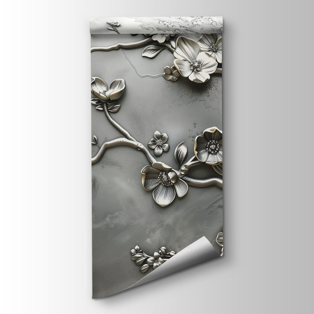 Ramas florales en relieve — vista del producto