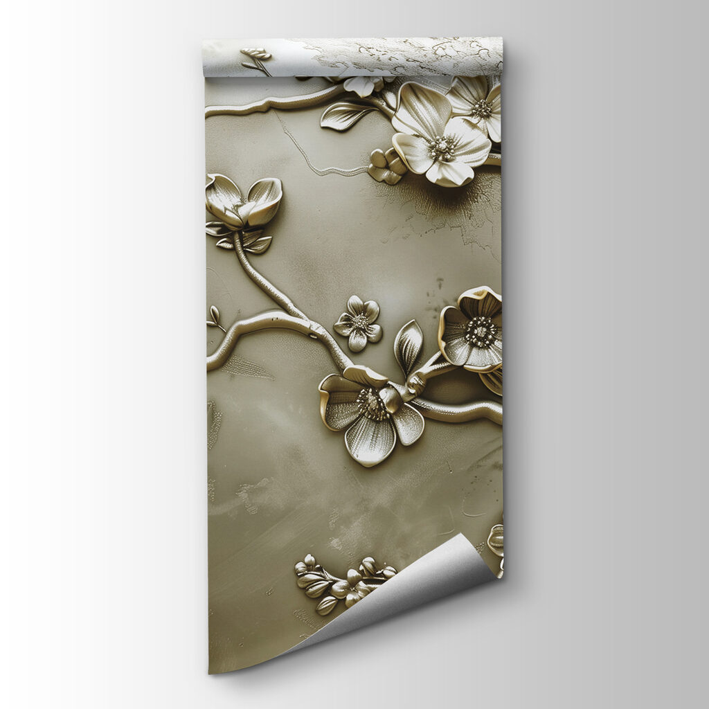 Ramas florales en relieve — vista del producto