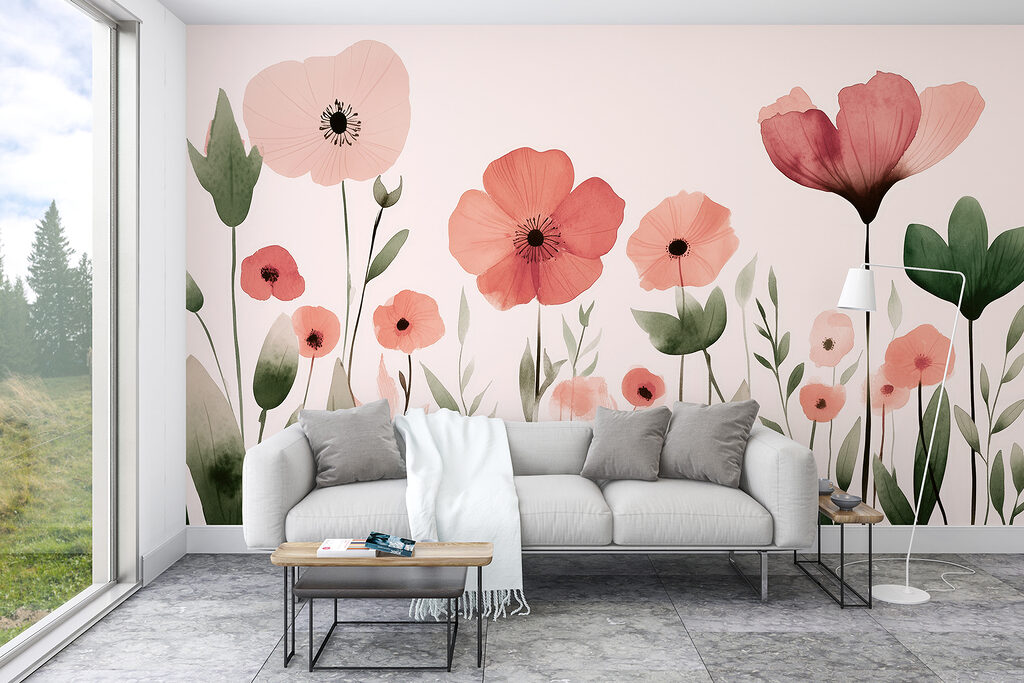 Flores sobre tallos largos — interior 2