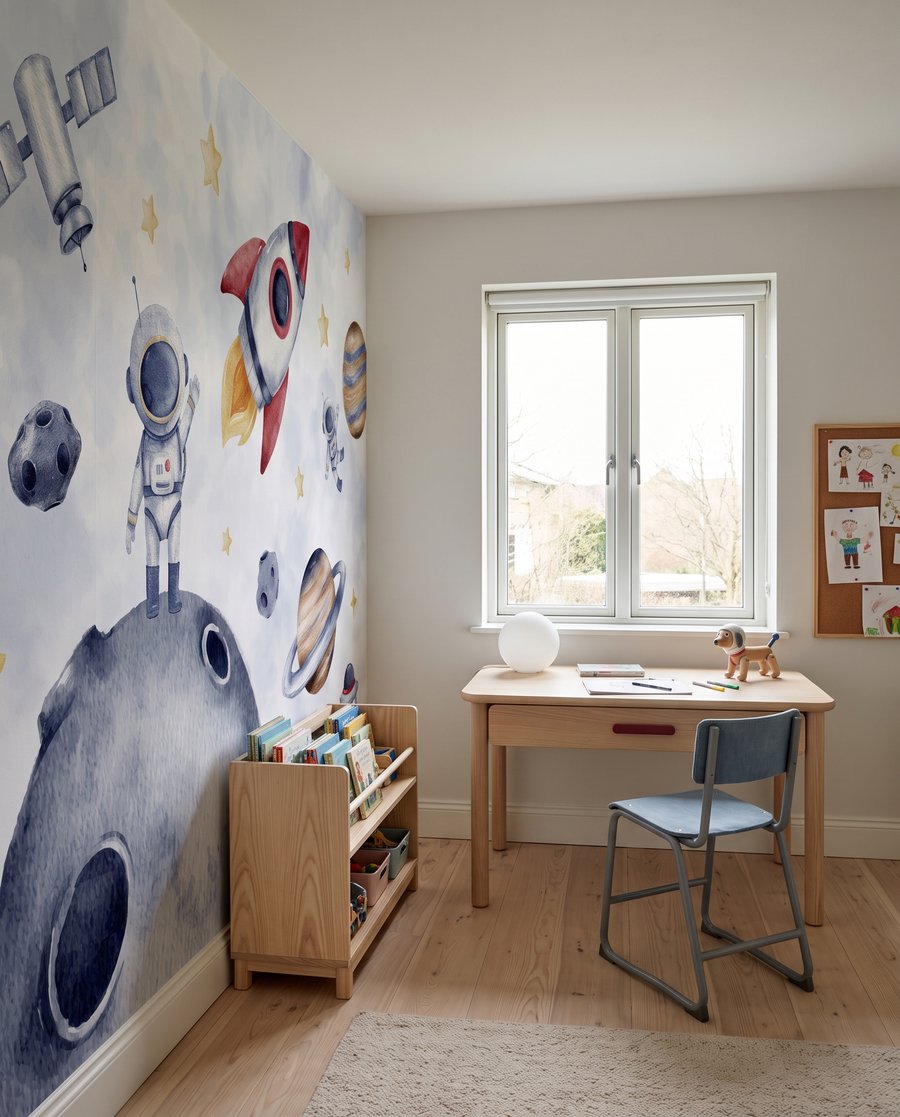 Astronauta en la luna — interior 9