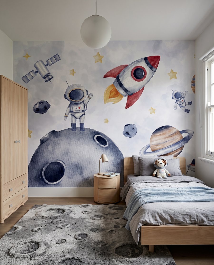 Astronauta en la luna — interior 2