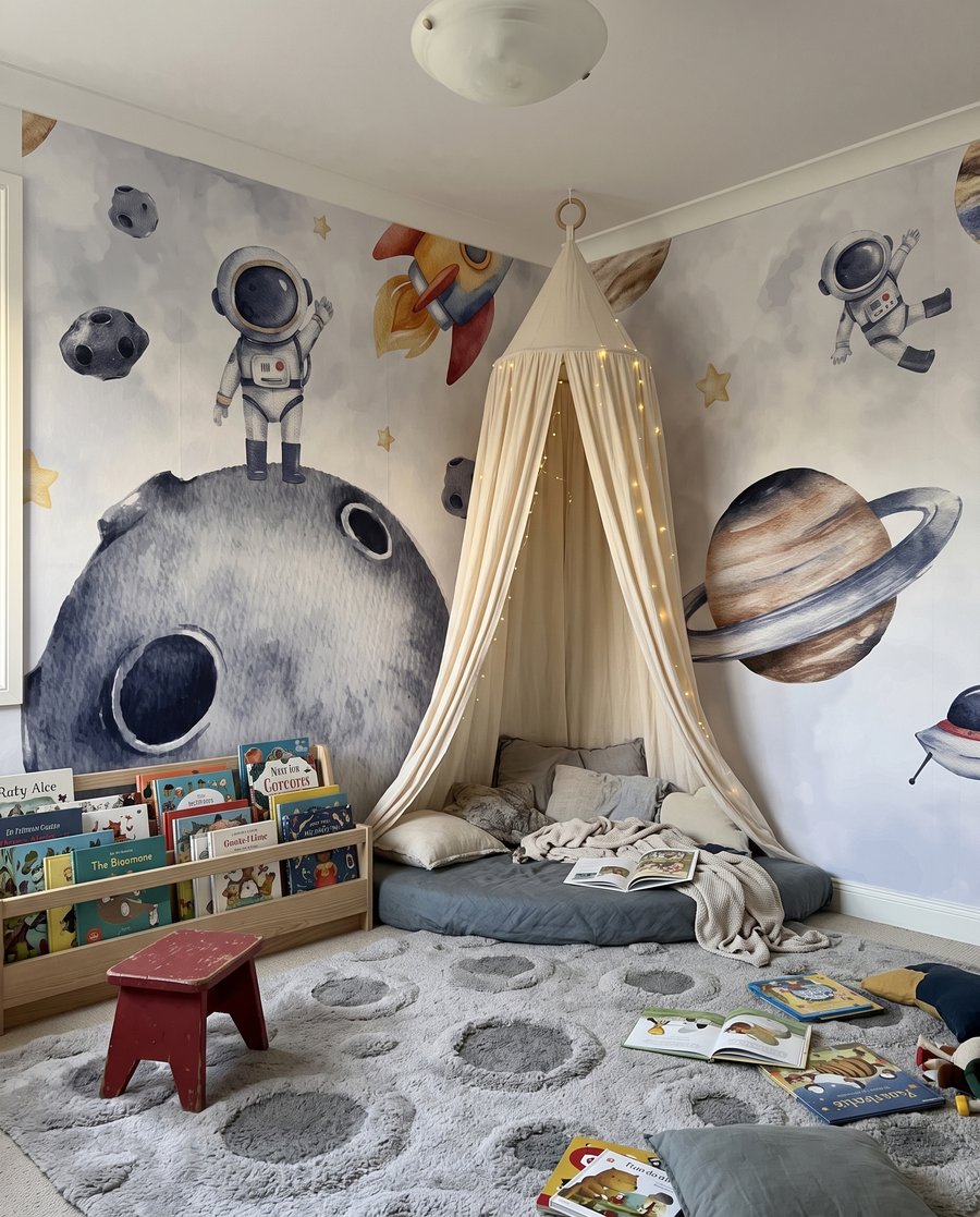 Astronauta en la luna — interior 4