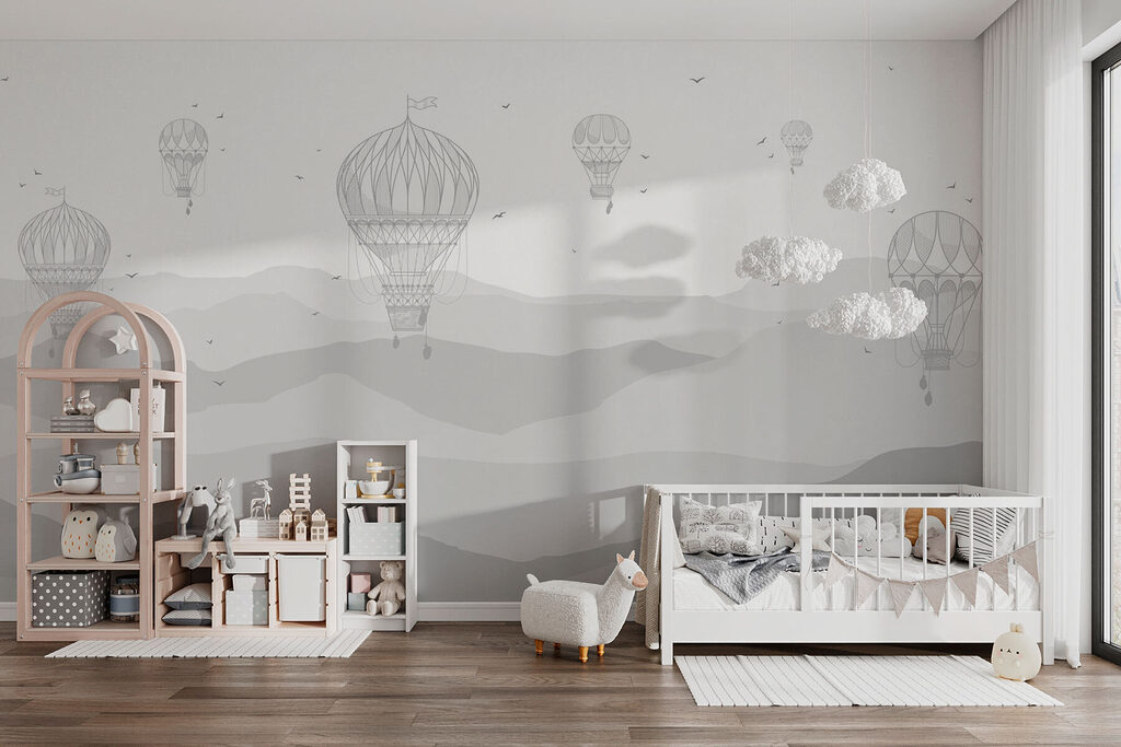 Globos aerostáticos sobre montañas — interior 1