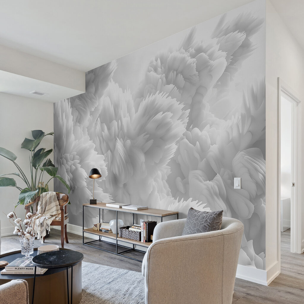Flores blancas en capas — interior 4