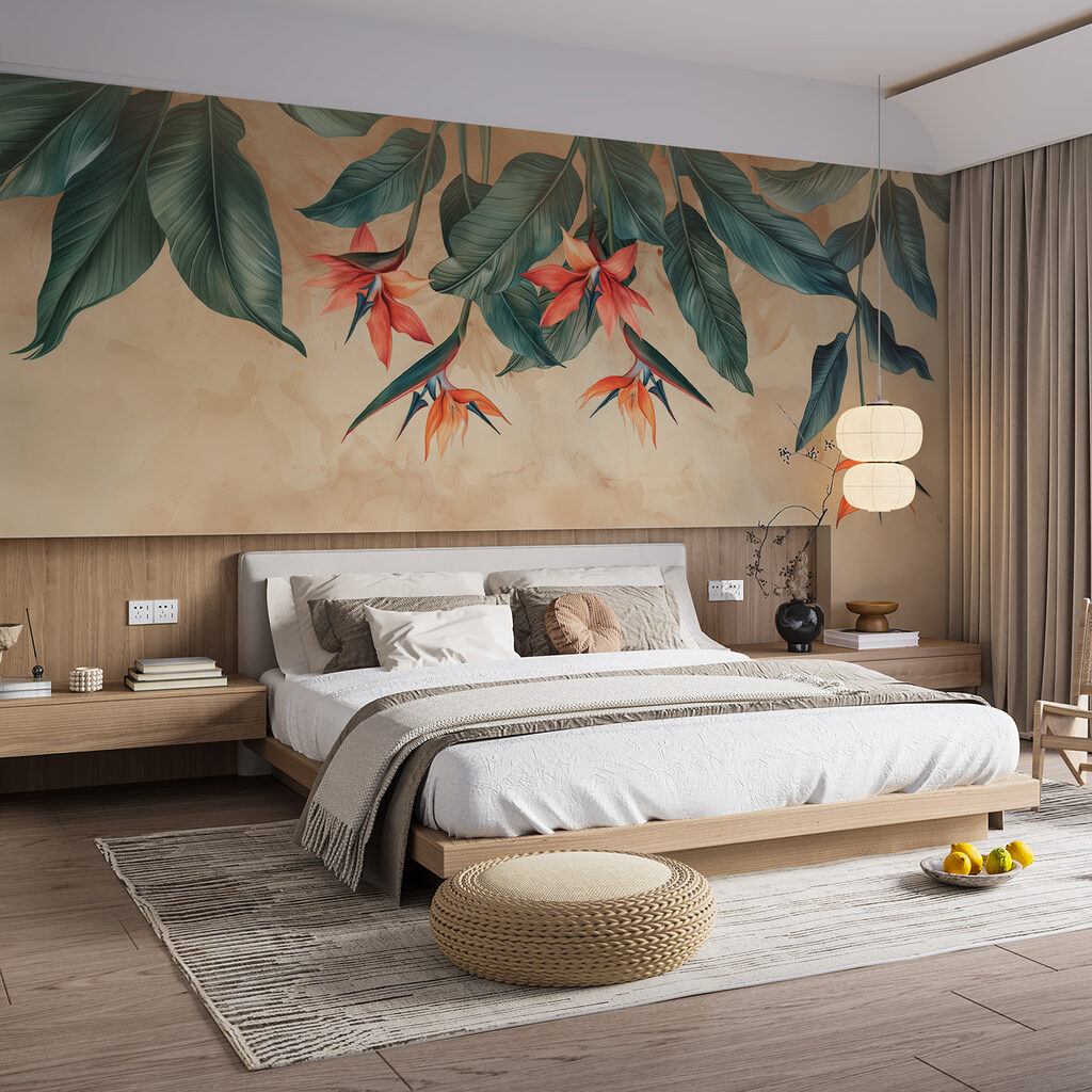 Flores tropicales colgantes — interior 2