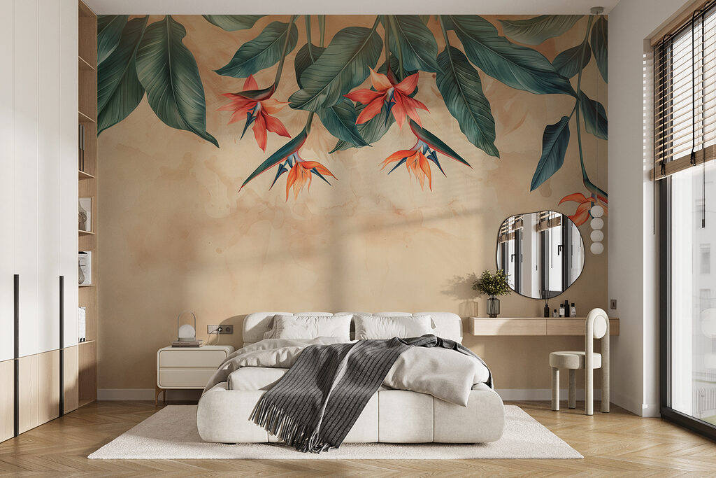 Flores tropicales colgantes — interior 3