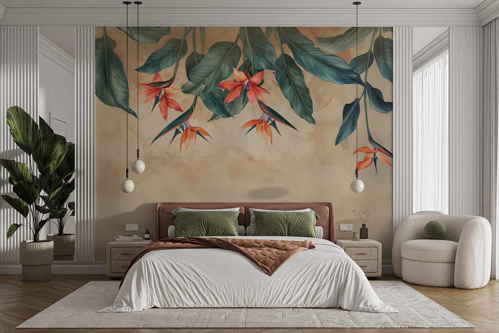 Flores tropicales colgantes — interior 4