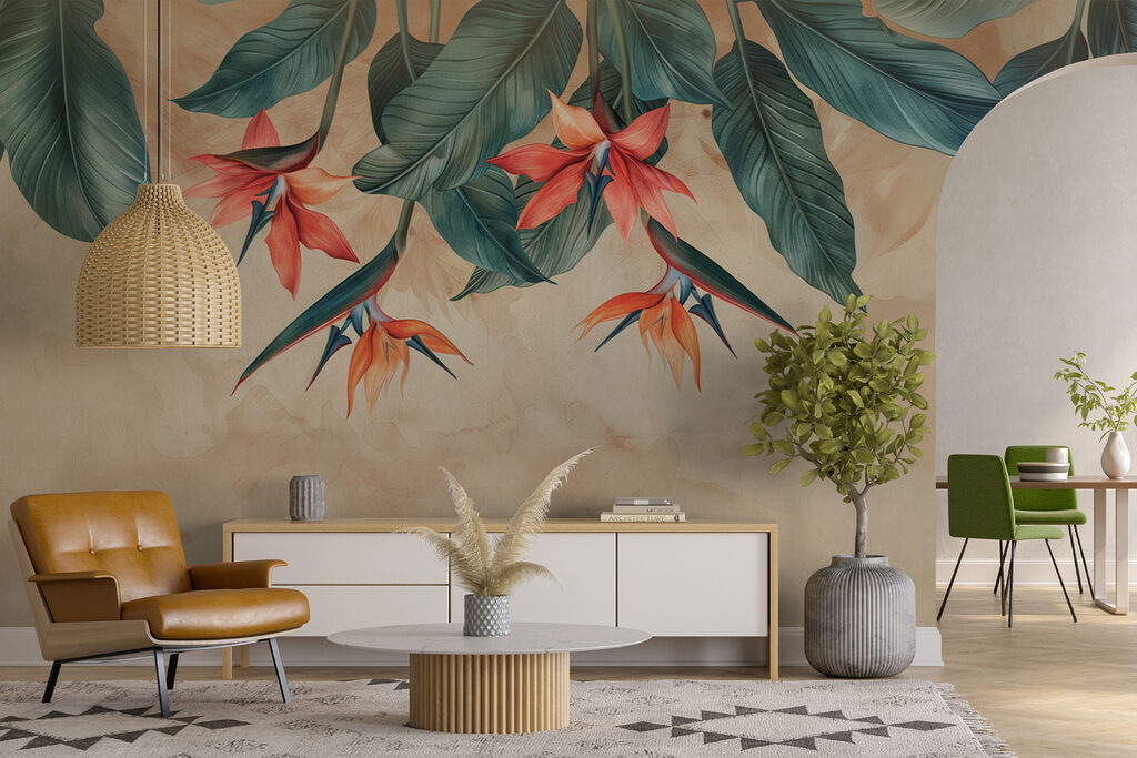 Flores tropicales colgantes — interior 6
