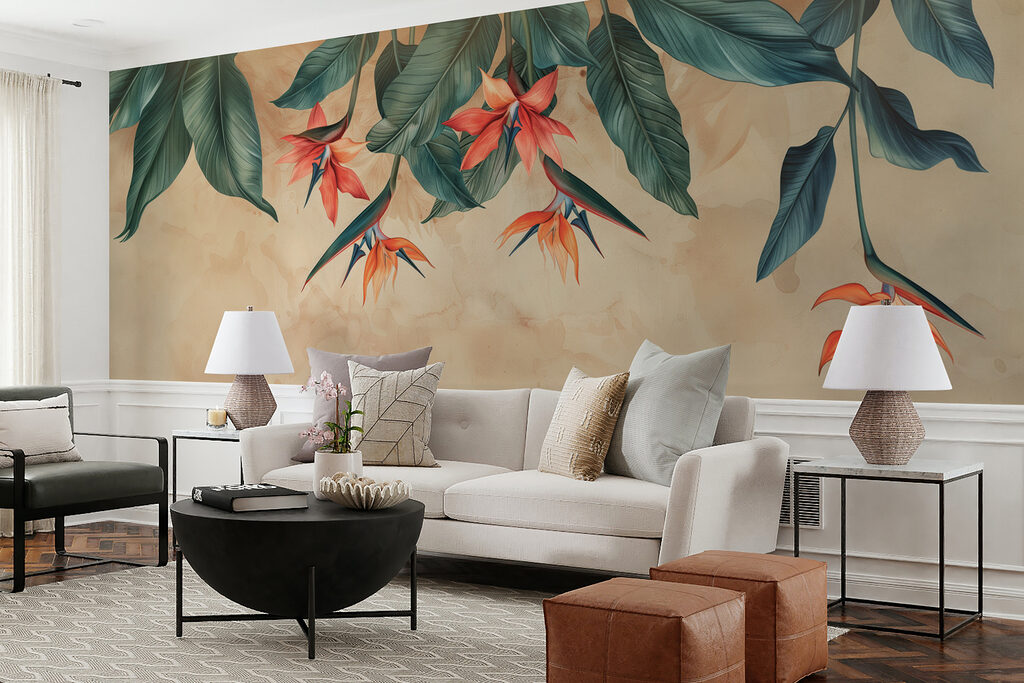 Flores tropicales colgantes — interior 8