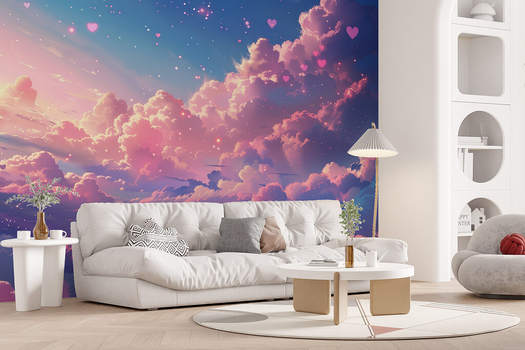 Nubes rosas entre estrellas — interior 4