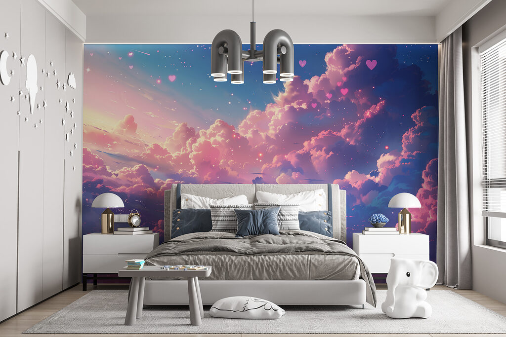 Nubes rosas entre estrellas — interior 5