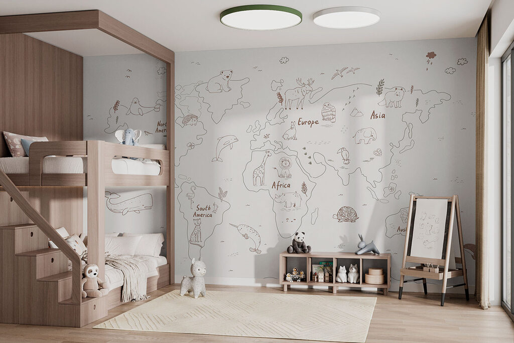 Mapa del mundo juguetón — interior 2