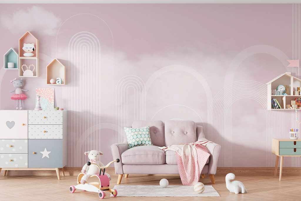 Líneas blancas y nubes — interior 2