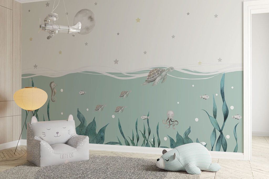 Luna sobre animales marinos — interior 2