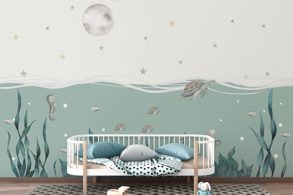 Luna sobre animales marinos — interior 3