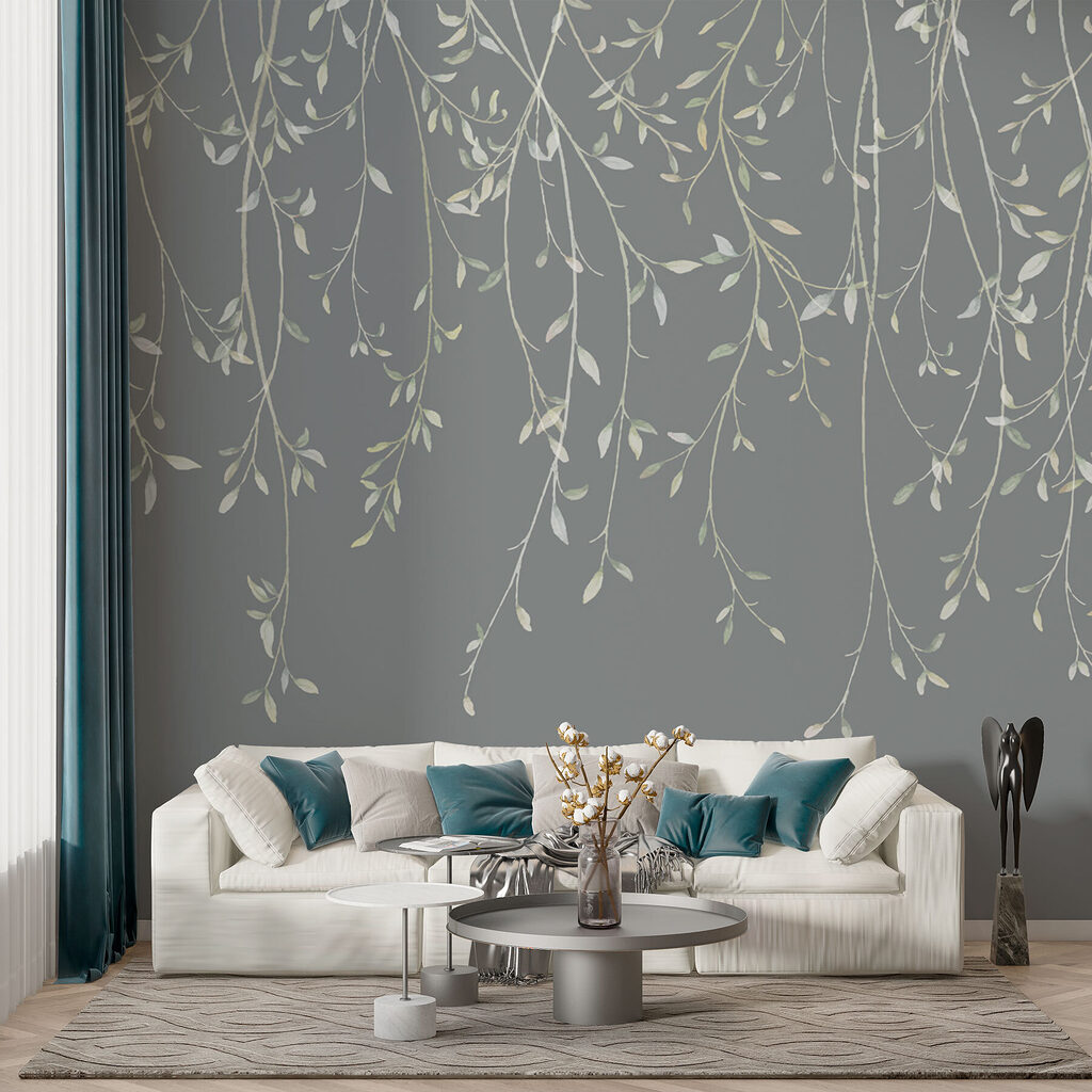 Ramitas colgantes con hojas — interior 2
