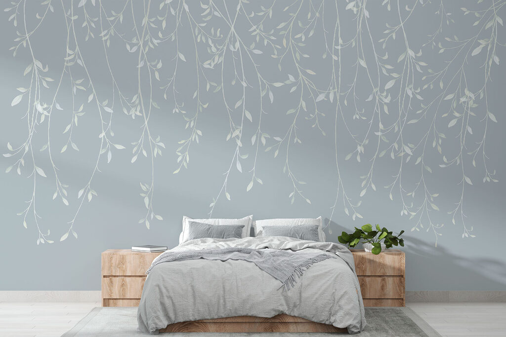 Ramitas colgantes con hojas — interior 2