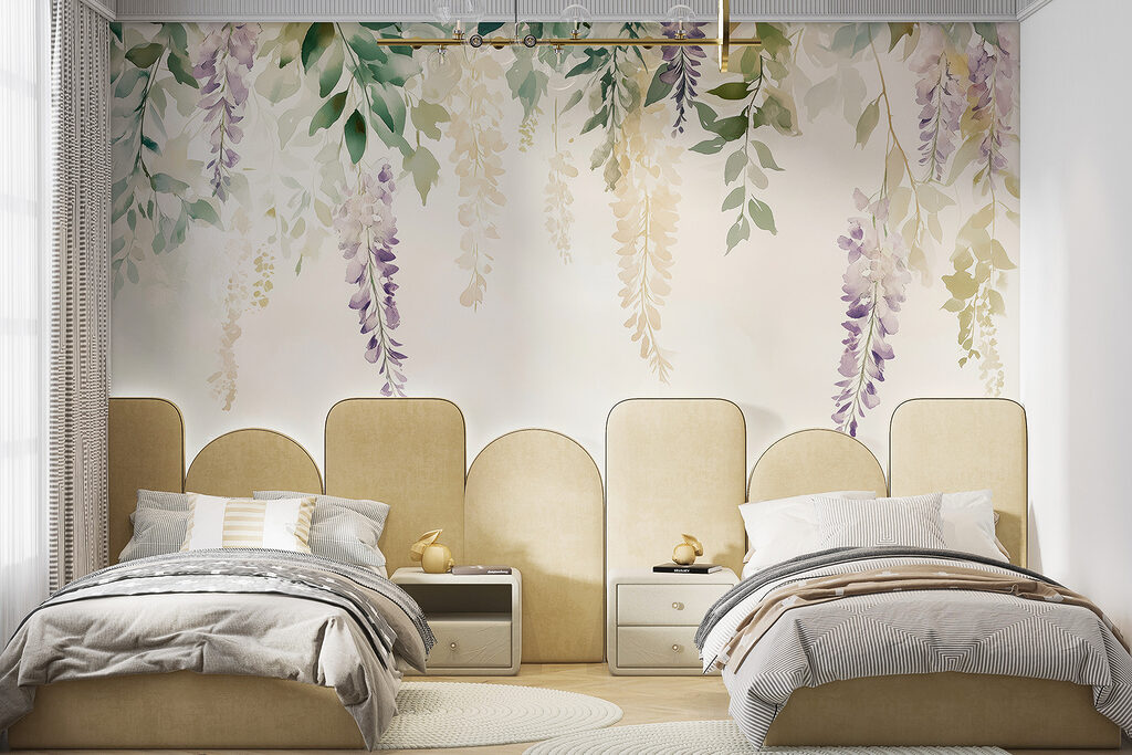 Ramas lilas colgantes — interior 4