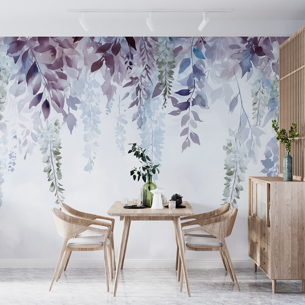 Ramas lilas colgantes — interior 2