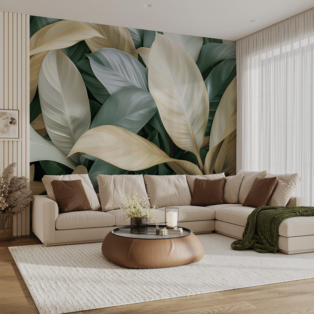 Hojas anchas superpuestas — interior 5