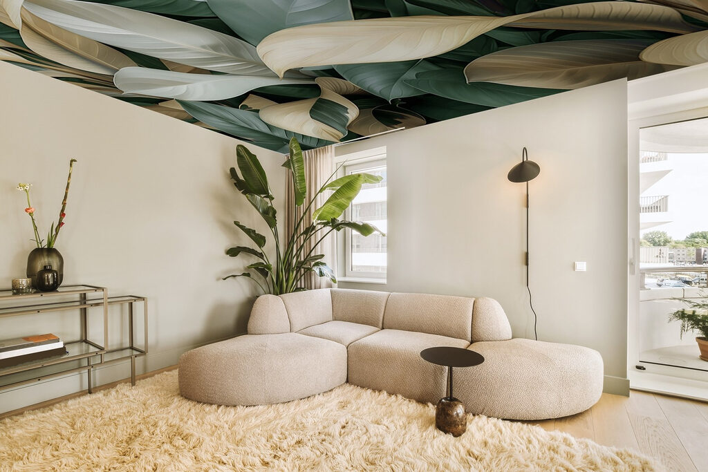Hojas anchas superpuestas — interior 6