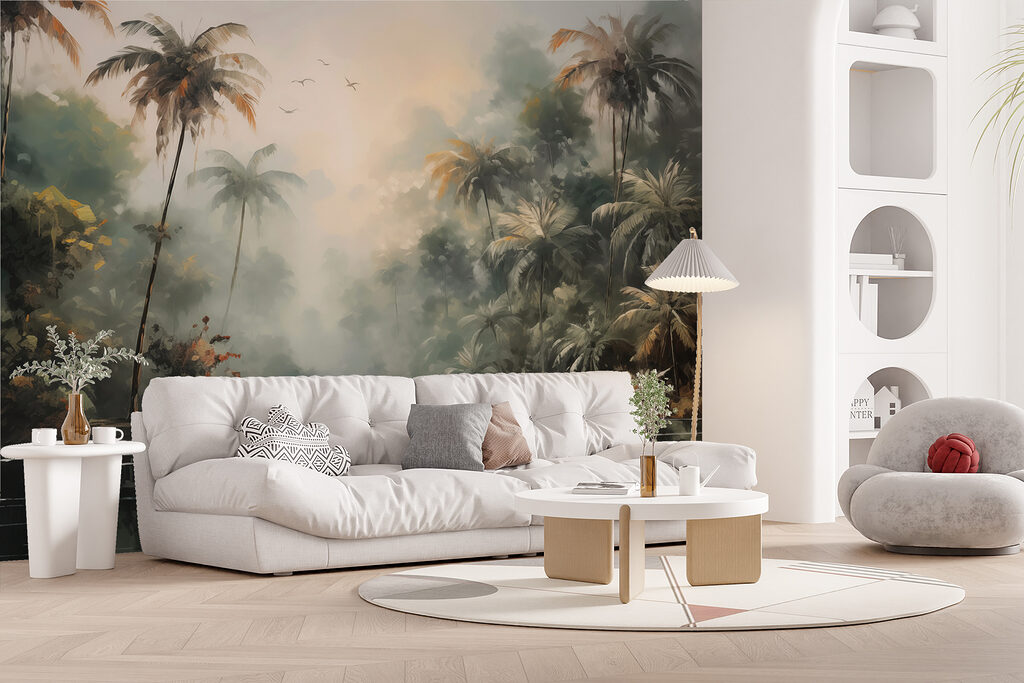 Palmeras junto al agua — interior 2