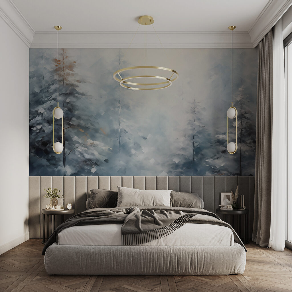 Pinos en la niebla — interior 1