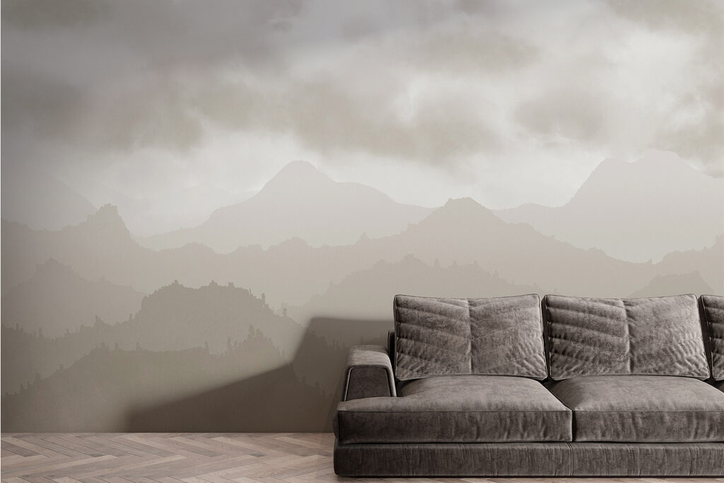 Montañas boscosas bajo nubes — interior 2