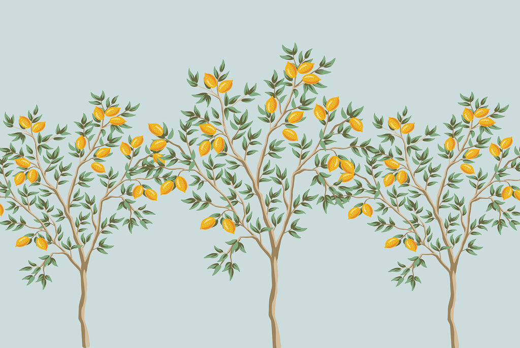 Tres limoneros — diseño completo