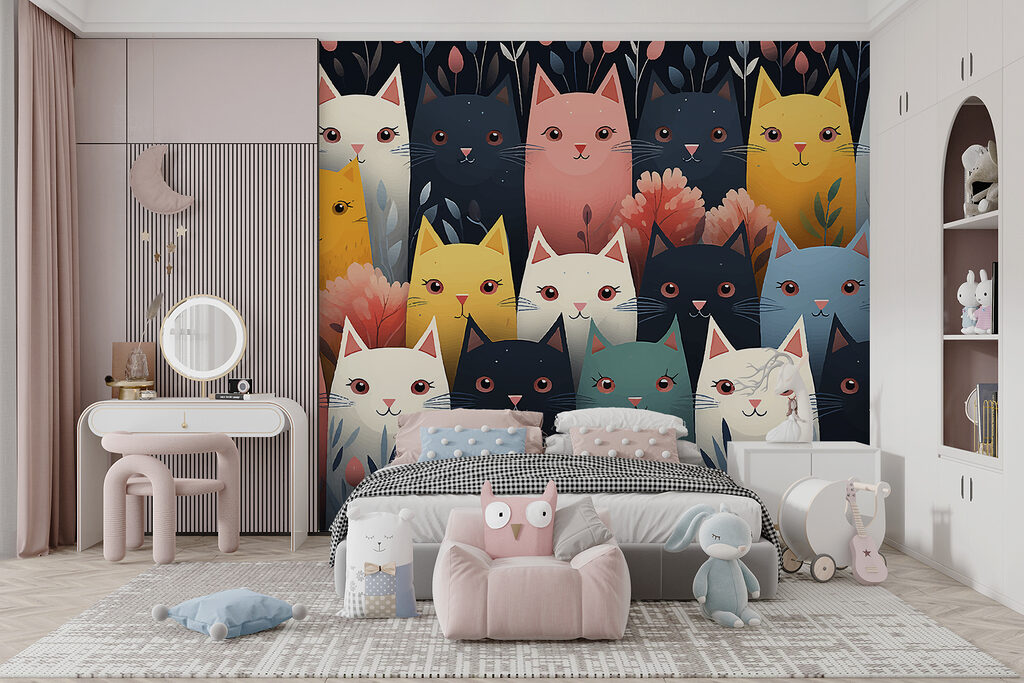Gatos de colores — interior 2
