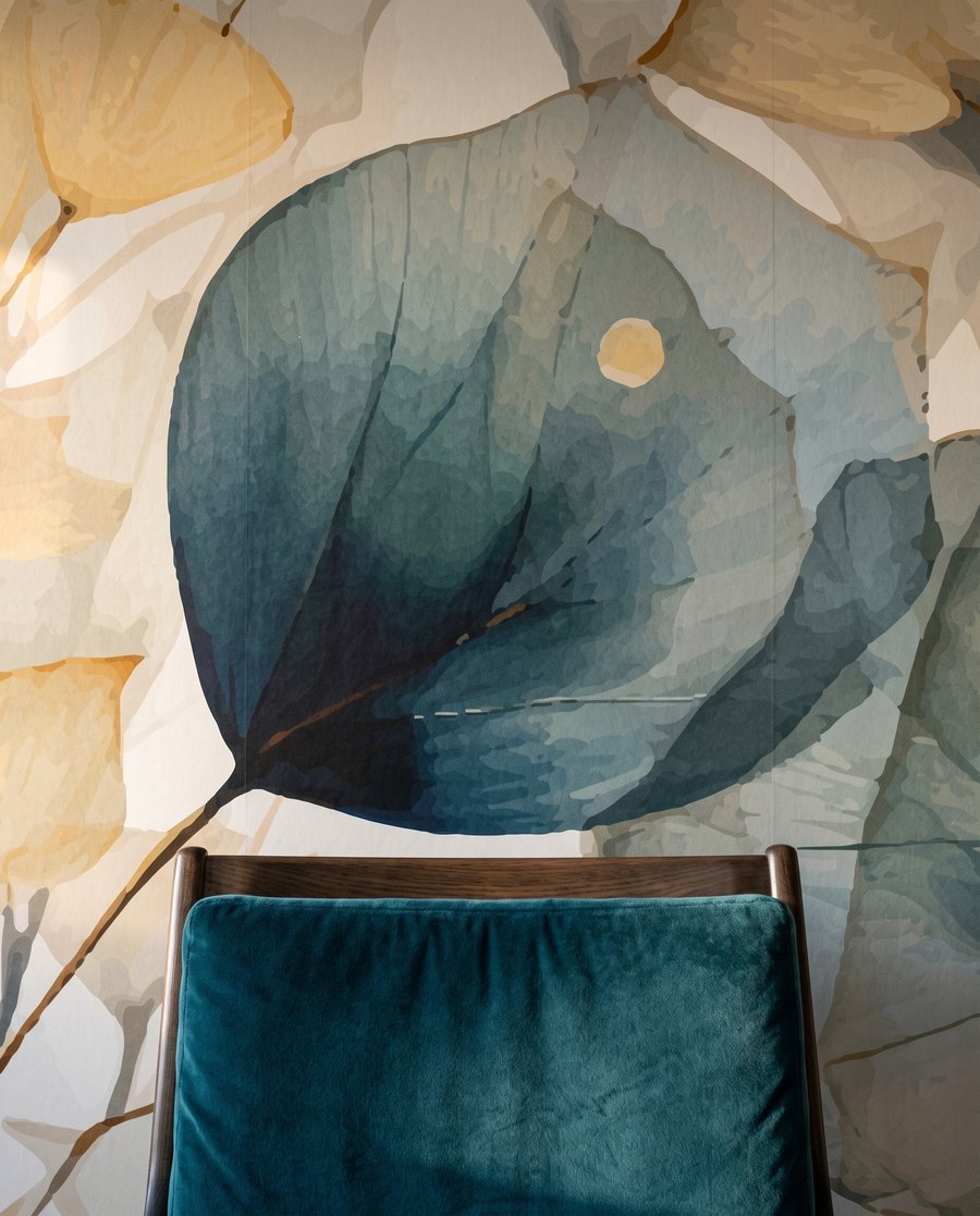 Hojas redondas sobre tallos — interior 7