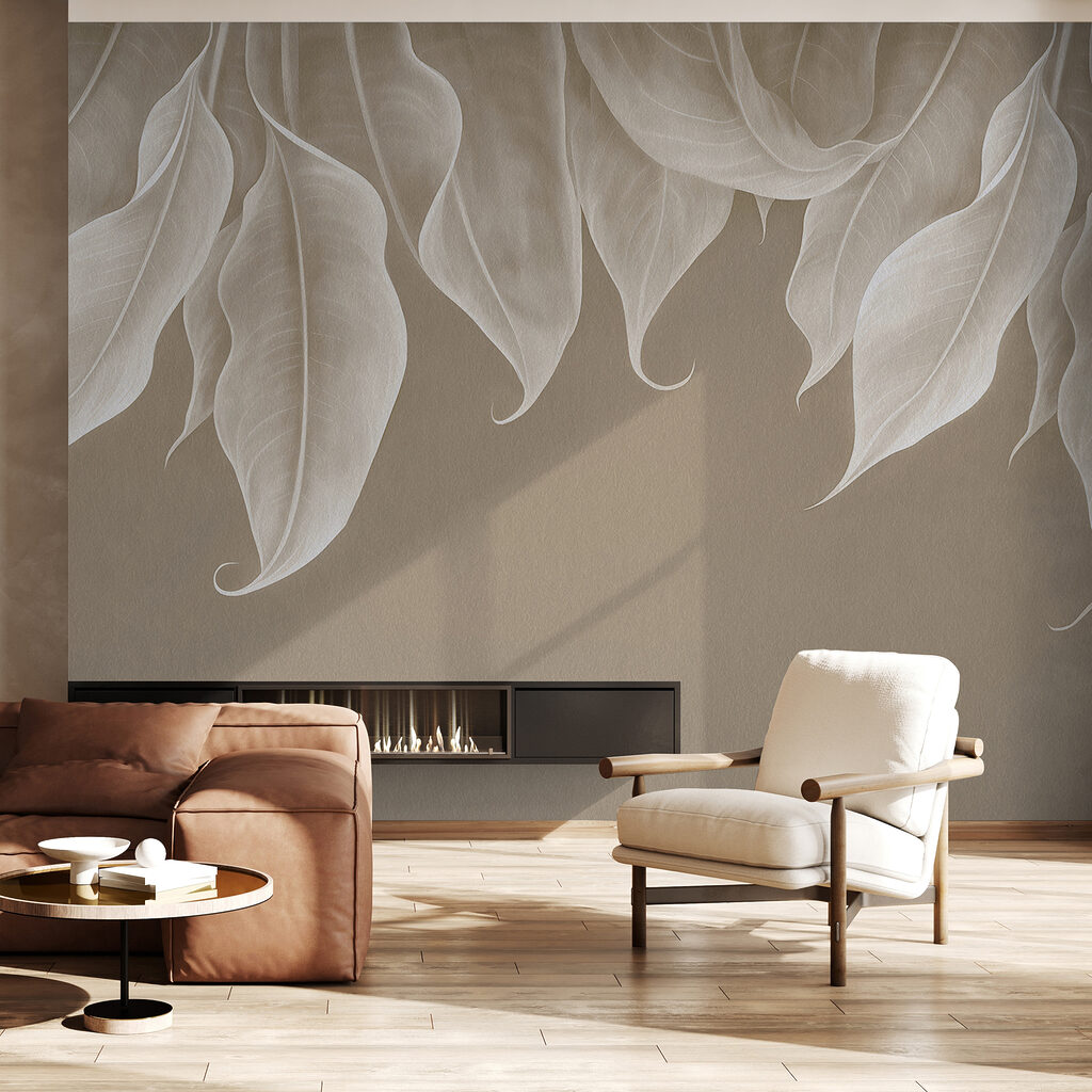 Hojas colgantes en curvas — interior 2