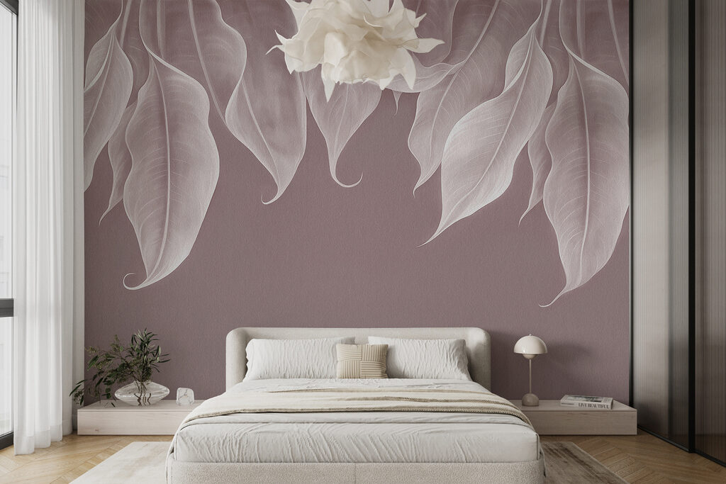 Hojas colgantes en curvas — interior 1