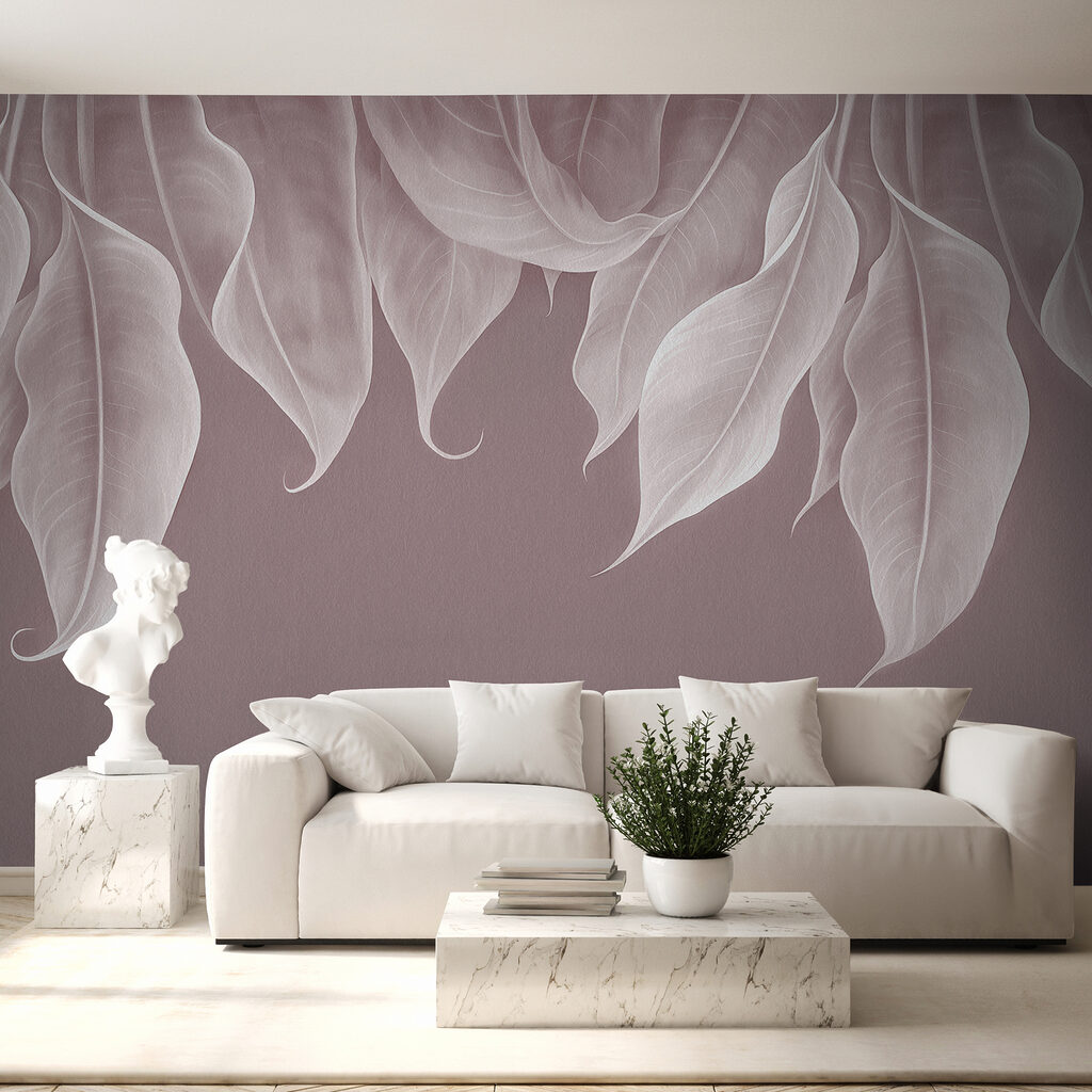 Hojas colgantes en curvas — interior 2