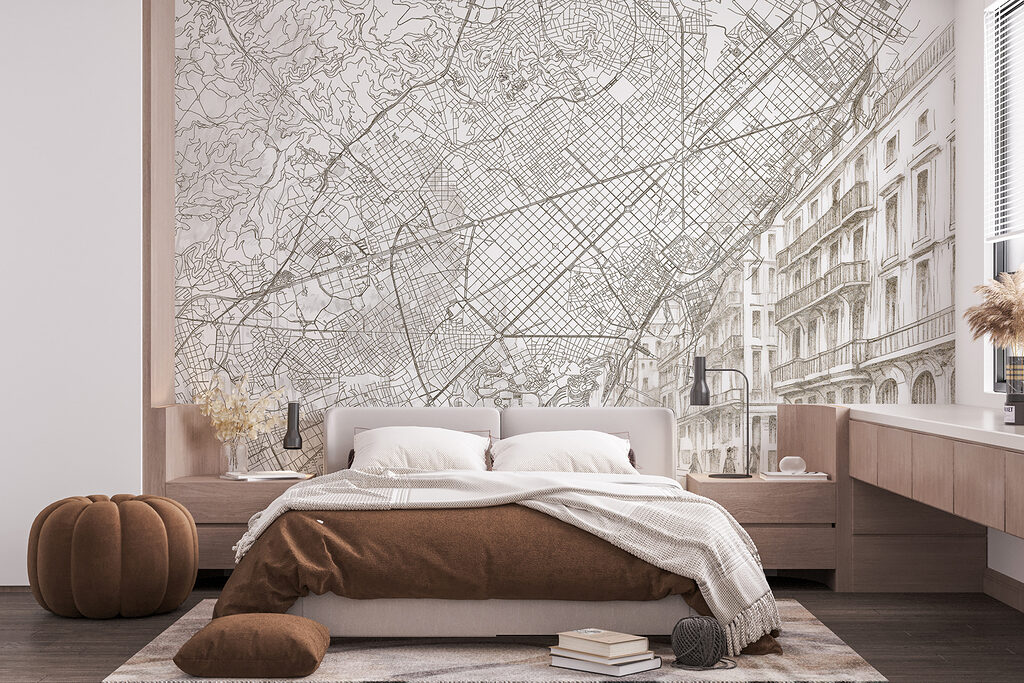Mapa urbano con fachadas — interior 2