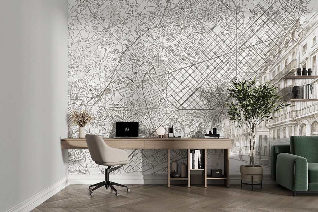 Mapa urbano con fachadas — interior 4