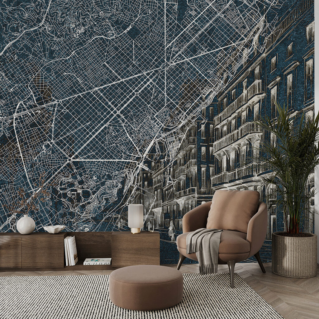 Mapa urbano con fachadas — interior 2