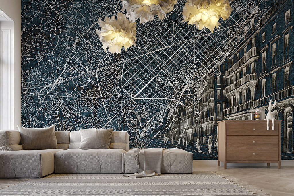 Mapa urbano con fachadas — interior 3