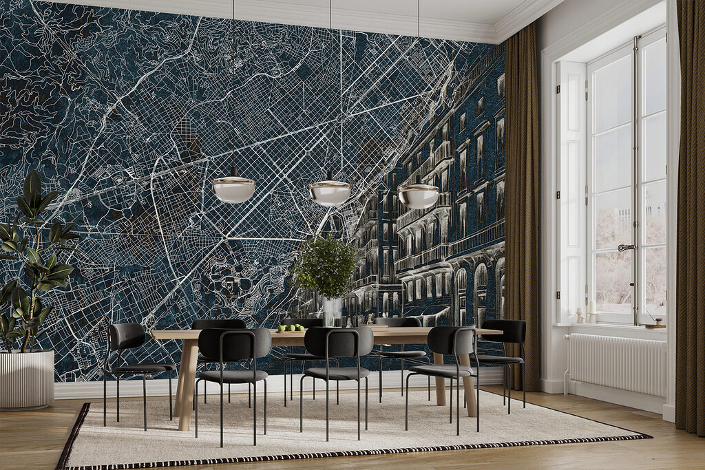 Mapa urbano con fachadas — interior 4