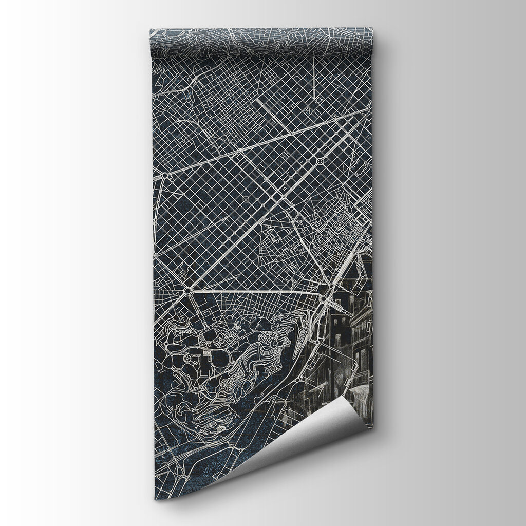 Mapa urbano con fachadas — vista del producto