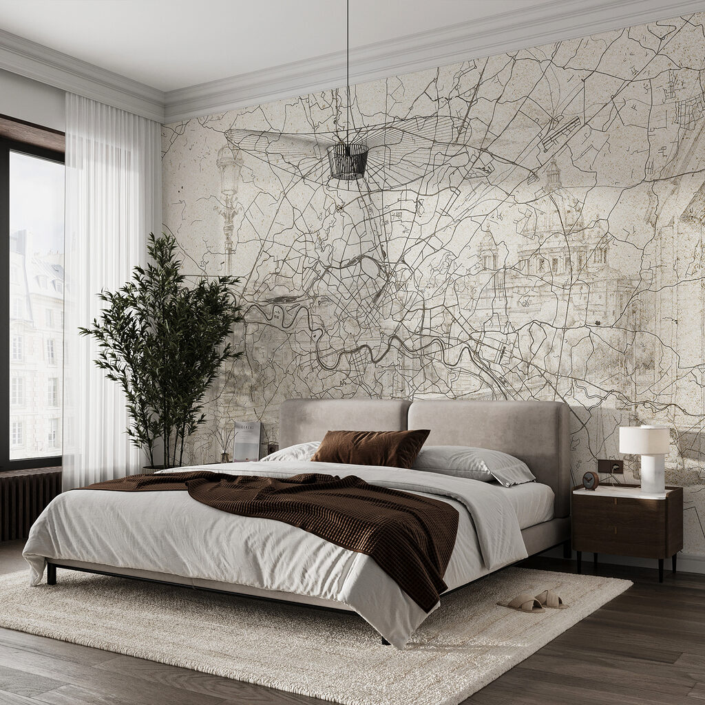 Mapa urbano con río — interior 2