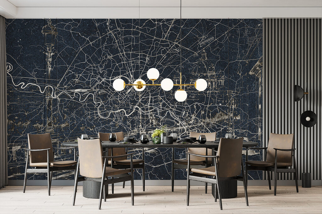 Mapa urbano con río — interior 3
