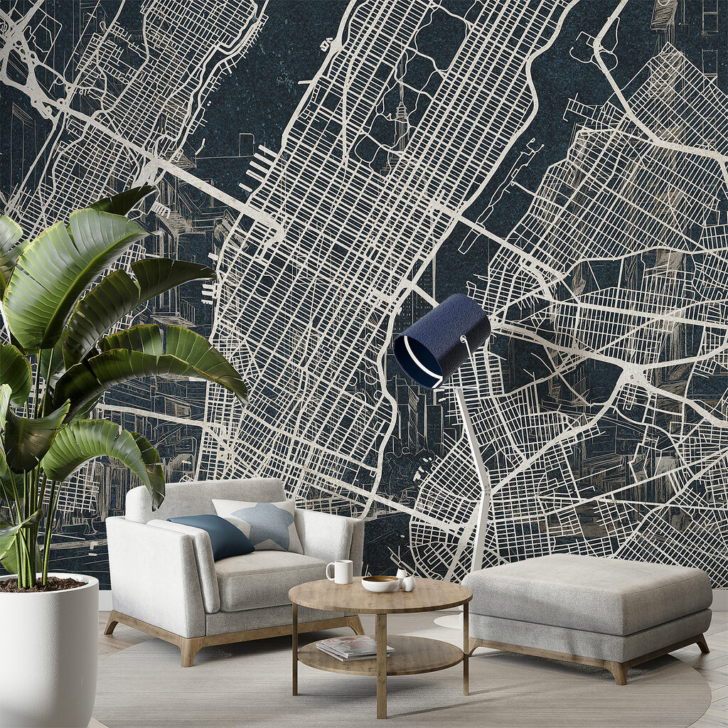 Manhattan en líneas finas — interior 1