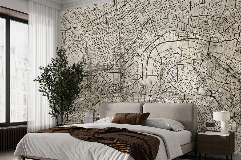 Plano urbano con canales — interior 1