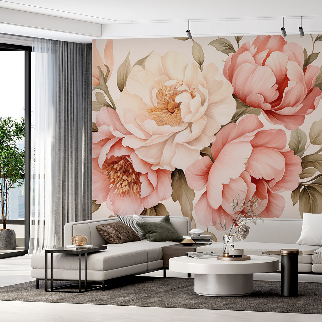 Rosas en capas salmón — interior 2