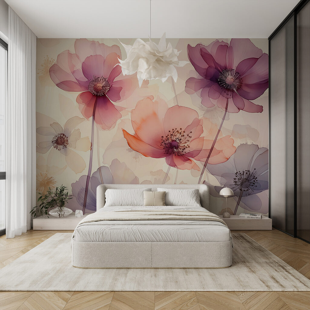 Flores de colores translúcidos — interior 1