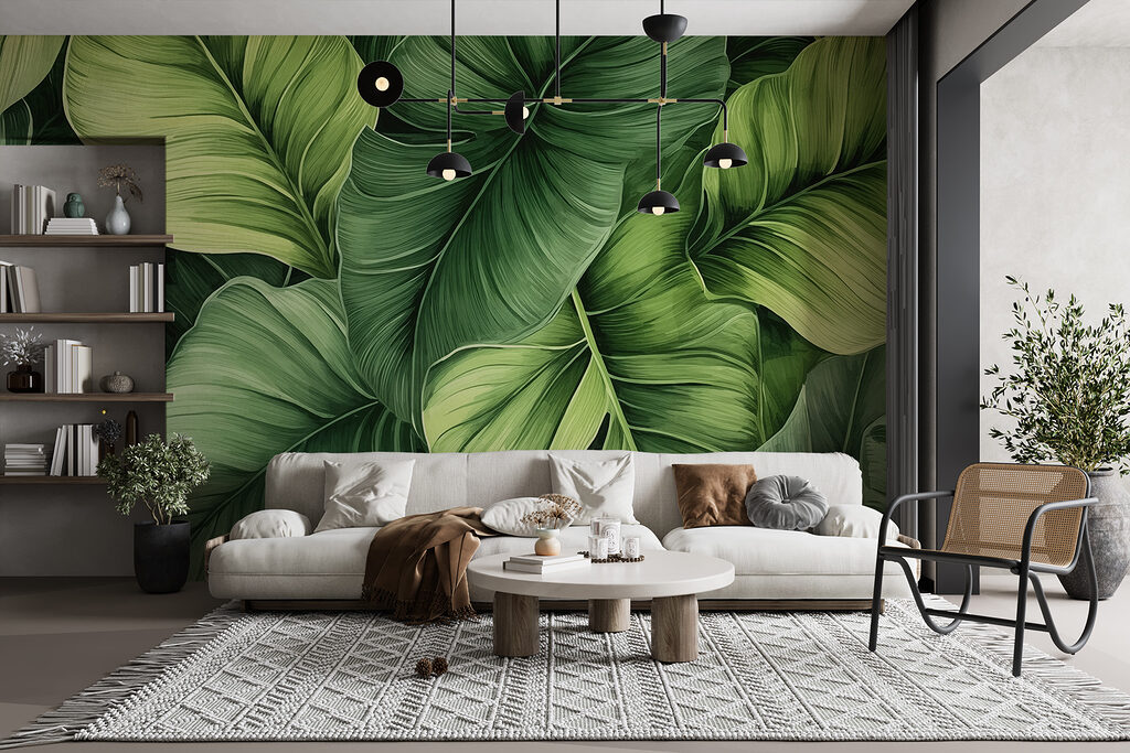 Hojas verdes, pliegues profundos — interior 1