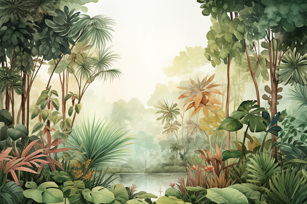 Luz en el bosque — diseño completo